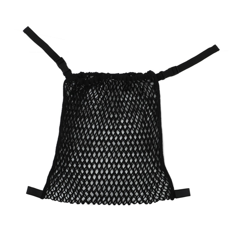 Stroller Mesh Bag Top Button Large Capacity Strap Adjustable Strong