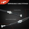 A-Premium Rear Driver Side Parking Brake Cable Assembly Compatible with