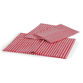 Picnic Tablecloth w/Bench Covers, Red/White (Eng/Fr)