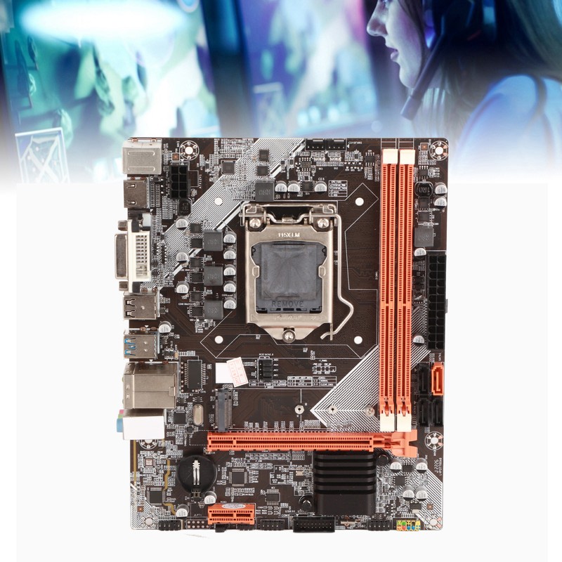 Desktop Motherboard for Intel B75 M.2 High‑Speed Hard Disk 1155‑Pin