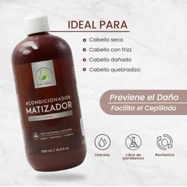 Acondicionador Matizante Para Cabello Caoba 500 Ml