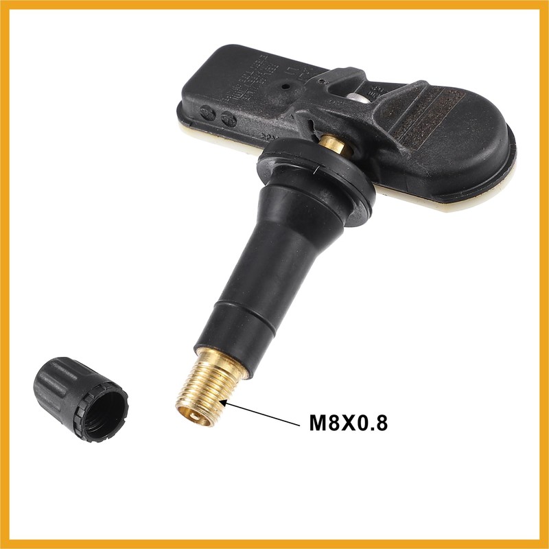 Partuto 4pcs 9802003680 TPMS Sensor for Citroen Berlingo Multispace 08-20