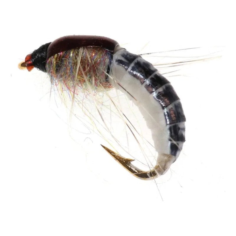 6 Unidades De Mosca Realista Nymph Scud Para Pesca Artificia