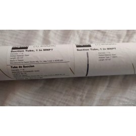 DAYTON 4HA25 Suction Tube,Steel,1" I.D.,43-1/2" L 4HA25