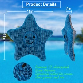 Whirlpool Scum Absorber for Spa Whirlpool, Whirlpool Scum Absorber Oil Absorbent Sponges Scum Oil Absorbent Sponge, Whirlpool Sponge for Scum, Spa Accessories for Whirlpool Filter (Style 1)