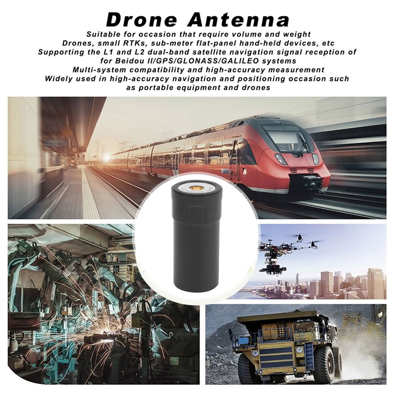 Drone Antenna UAV RTK 4‑Arm Spiral Agricultural Machine Intelligent Transportation