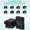 FirstPower EN-EL14/EN-EL14a Battery 3Pcs with Triple Slot Charger for Nikon