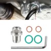 YSIL M12.1-1.5 x 15mm Oversize Piggyback Oil Drain Plug Stainless