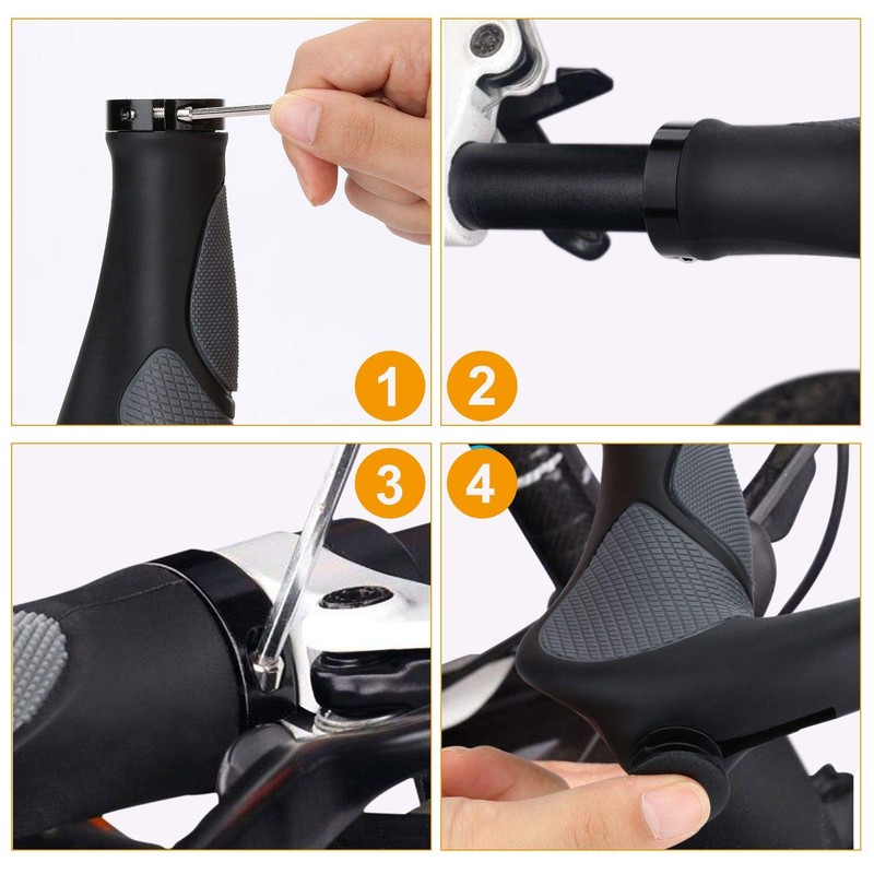 ELOSIS Bicycle Handlebar MTB Grips Ergonomic Handlebar Grips Bicycle Bike