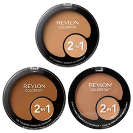 Revlon ColorStay 2-in-1 Compact Makeup & Concealer, Cappuccino
