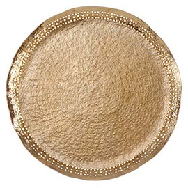 Hole Punched Charger Plates (Set of 4)