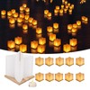 FUELYE 20 Pack 6" Star Shaped Floating Lanterns with Waterproof