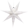 com-four® 3 x luminous star in 3D with LEDs, Christmas