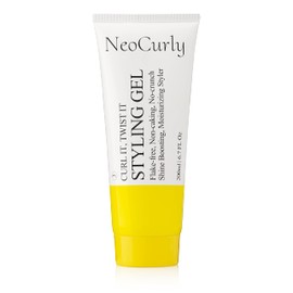 NeoCurly Light Hold Hair Styling Gel, Clear Natural Hair Gel Pomade for Shaping Curly Hair, Waves, Twists – Hydrating No Flake Moisturizing Wet Look Smooth & Shine Curl Texturizer for Women & Men