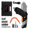 Megarooz Electric Cordless Screwdriver with Rechargeable Battery and Charger, Rotating