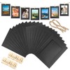 20 Pcs Graduation Photo Display, Black Kraft Paper Picture Frames