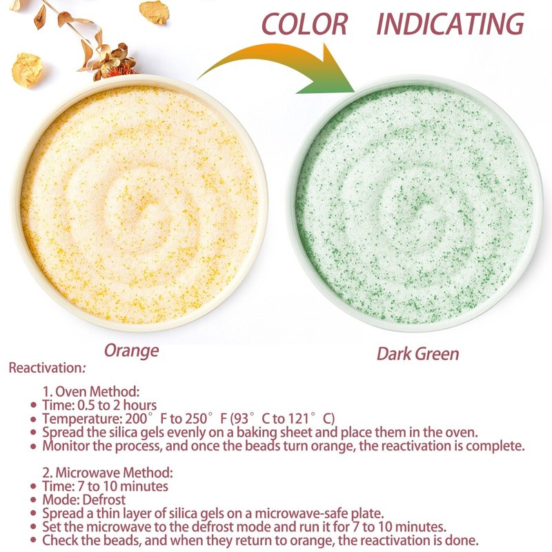 5lbs Silica Gel Silica Sand Flower Drying Kit with Airtight