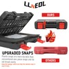 LLNEDL Impact Socket Set 3/8 Drive,95Pcs Deep&Shallow Socket Wrench Set,6