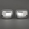 HECASA Front Pair Left&Right Hood Mirror Cover Compatible with 2008-2017