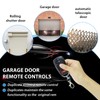 Pack of 4 Universal Garage Door Remote Controls 433 MHz