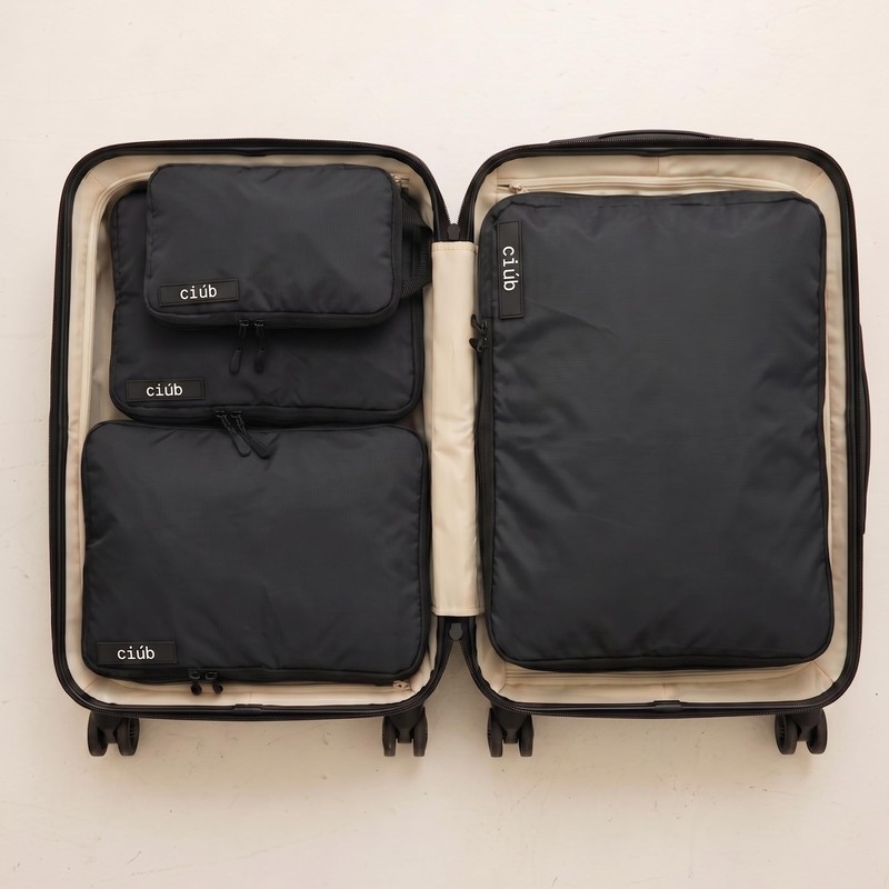ciúb Compression Packing Cubes Organised Travel Fit 40% More in