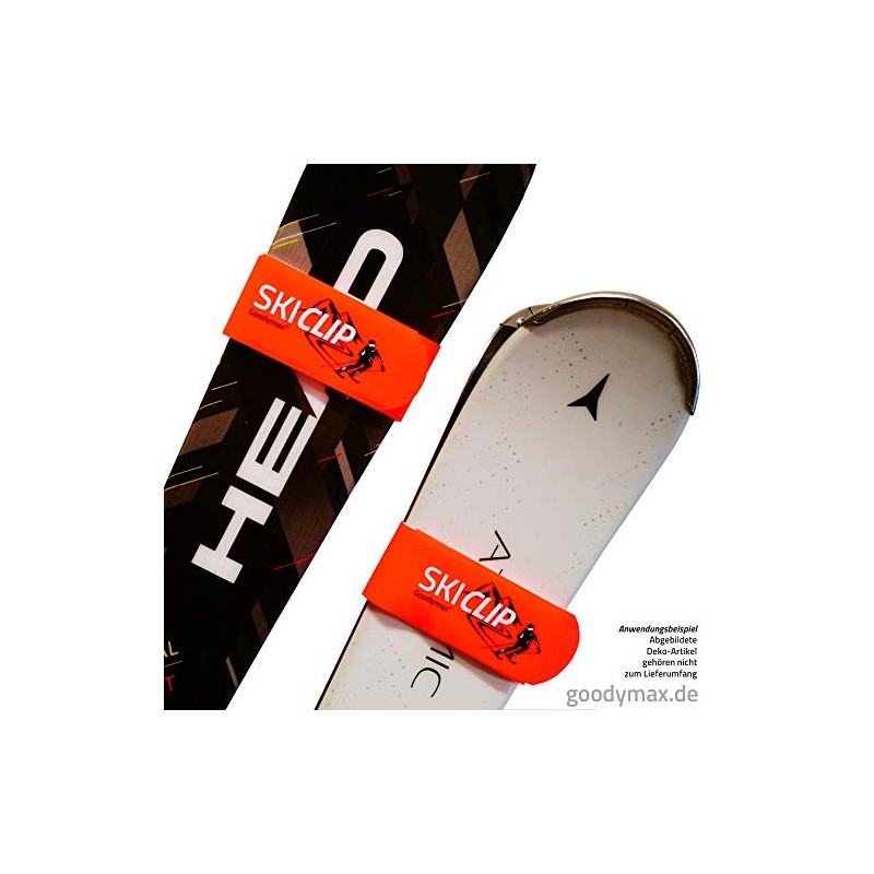 Goodymax 2 x Ski Clip Alpine Ski Clip Ski Clip