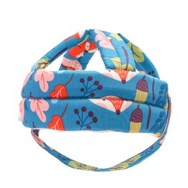 Baby Fall Protector, Baby Safety Helmet for Crawling and Walking, Baby Head Guard for Boys and Girls (Fit for 6 to 20 Months) - Blue Fox