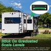 Dunkive 2 Pack Rv Level Bubble,graduated Scale Levels for Precision