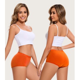 Bobelle Wear Incontinence Underwear for Women 100ml Heavy Flow Leak Proof Panties High Waisted Cotton Period Washable 3 Pack Medium