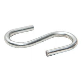 Gancho Metálico Galvanizado De 1  Tipo  S  | 100 Pzas.