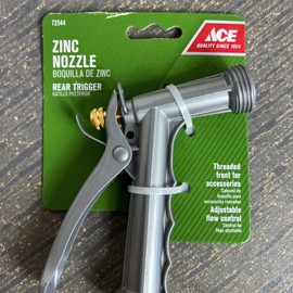Ace Metal Water Spray Nozzle with Threaded Front 72544 ~ NEW