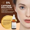 AFCRYIYE New Caffeine Solution 5%+ EGCG, Facial Caffeine Eye Serum,