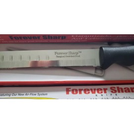 Forever Sharp NEW 5 piece set Forever Sharp Knife Surgical Stainless Steel 8" Blade 2 Knives