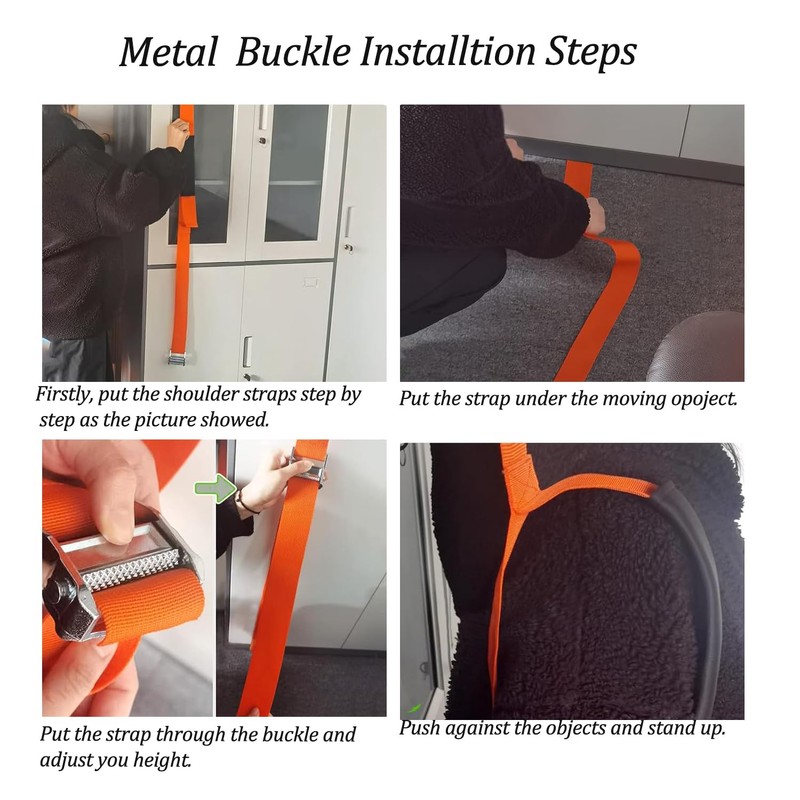 Moving Straps 1-Person Lifting and Moving System, Moving Shoulder Straps