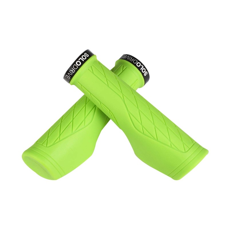 SOLODRIVE Ergonomic Design Bike Grips, Comfortable Bicycle Handlebar Grips, Single