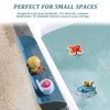 Heebabeys Bathtub Splash Guard Play Shelf Area -Silicone Tub Water