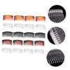 SAFIGLE 25Pcs Scalp Massager Hair Side Comb Durable Hair Clips