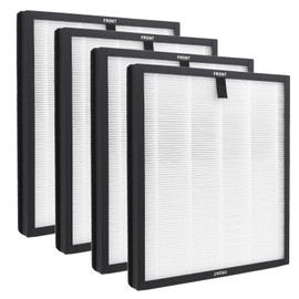 Scienraise 4 Pack HAP603 Replacement Filter Compatible with ECOSELF HAP603 HAP603WF Air Purifier, Advanced H13 True HEPA Filtration System, Replace# RFHAP603 (4 Pack, White)
