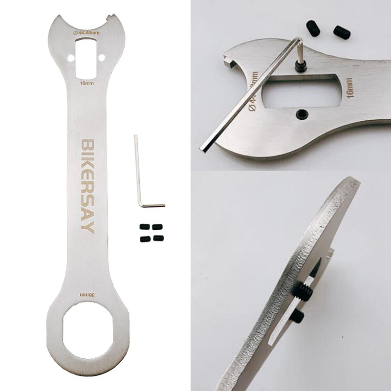 Dickly Universal Bicycle Spanner Cycling Head Axle Hub Steel Open