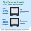 Tork Xpress Multifold Mini Hand Towel Wall Mounted Dispenser Black