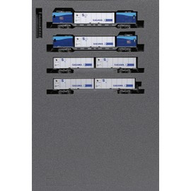 KATO 10-1722 N Gauge M250 Series Super Rail Cargo U50A Container Loading Set A 4 Car Railway Model Train