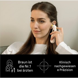 Braun Braun ThermoScan 3 Ohrthermometer | Schnelle 1-Sekunden-Messung | Akustische Fieberanzeige | Digitaldisplay | Baby- und kleinkindfreundlich | Die #1 Marke bei Ärzten(1) | IRT3030
