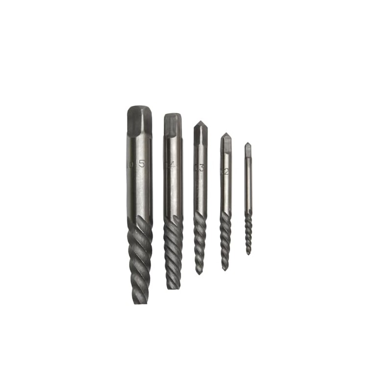 Drill America - DEWEZS1-5 5 Piece Carbon Steel Screw Drill