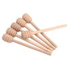 Wooden Honey Stirrer, Pack of 50, Honey Stirring Stick for