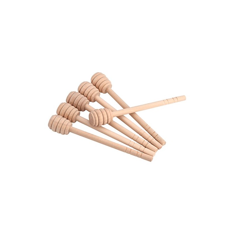 Wooden Honey Stirrer, Pack of 50, Honey Stirring Stick for