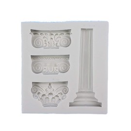 YiFeng Ancient Greek Pillars Mould Roman Column Mould Sugarcraft Epoxy Resin Art Tools