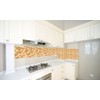 Crystiles Peel and Stick DIY backsplash Tile Stick-on Vinyl Wall