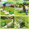 Small Electric Lawn Mower, Mini Cordless Lawn Mower with 2x4.0Ah