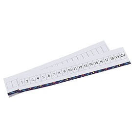 Didax Write ON Wipe Off 1-20 Number Path, Multicolor