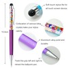 Quality 2-in-1 Capacitive Touchscreen Stylus and Ballpoint Pen with Crystals